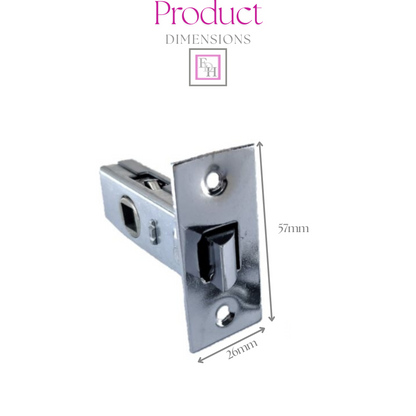 Knurled Polished Chrome Door Handles – Internal Lever Handle Packs with Fixings