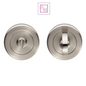 Satin Bathroom Thumb Turn Lock WC Toilet Door Privacy Catch Fire Rated