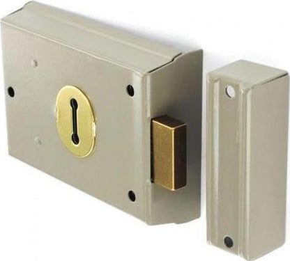 Securit Double hand dead lock black 100mm