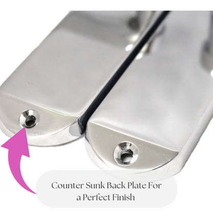 Door Handles Cadenza Chrome Scroll on Backplate, Latch, Lock & Bathroom Sets