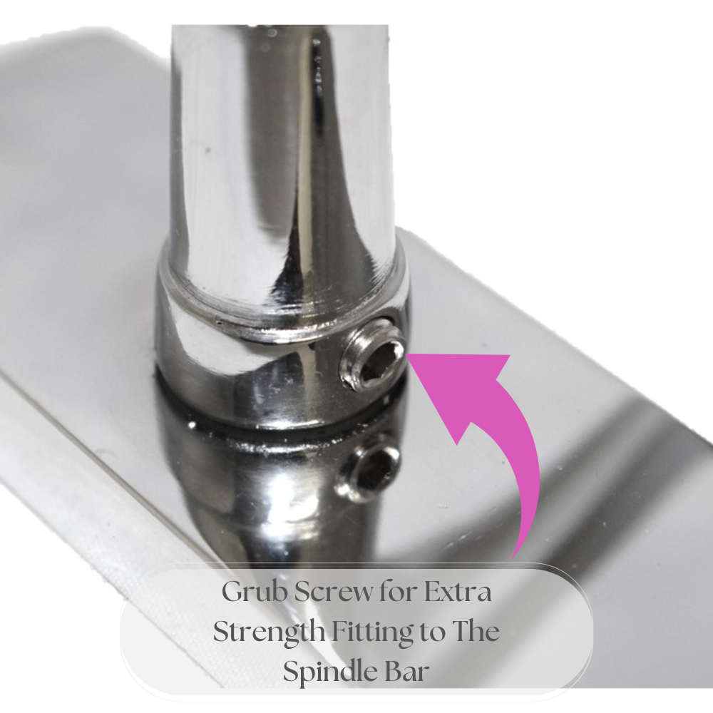 Cadenza Chrome Scroll Door Handles on Backplate – Bathroom Lock Set