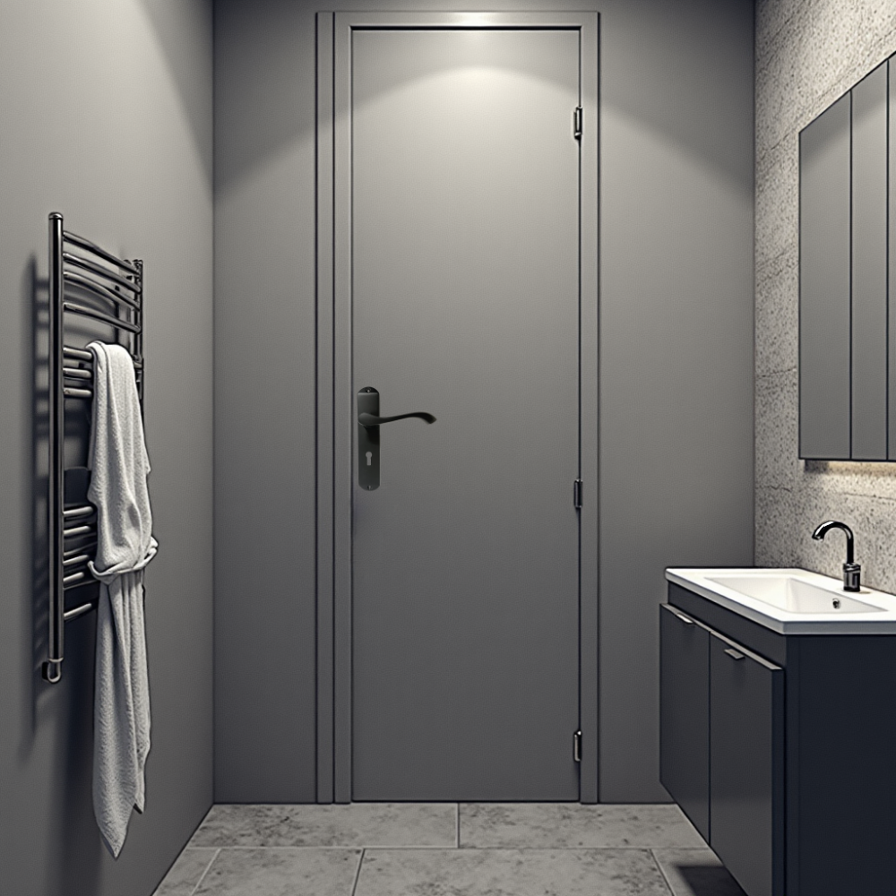 Cadenza Door Handles Set Black Victorian Scroll Lever Lock Handle 178mm x 40mm