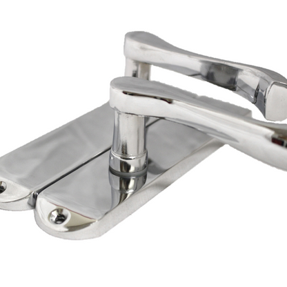 Cadenza Door Handles Chrome Victorian Scroll Lever Latch Handle 178mm x 40mm