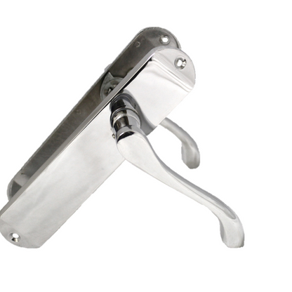 Cadenza Door Handles Chrome Victorian Scroll Lever Latch Handle 178mm x 40mm