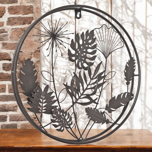 Circle Floral 3D Wall Décor