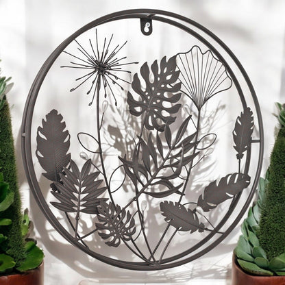 Circle Floral 3D Wall Décor