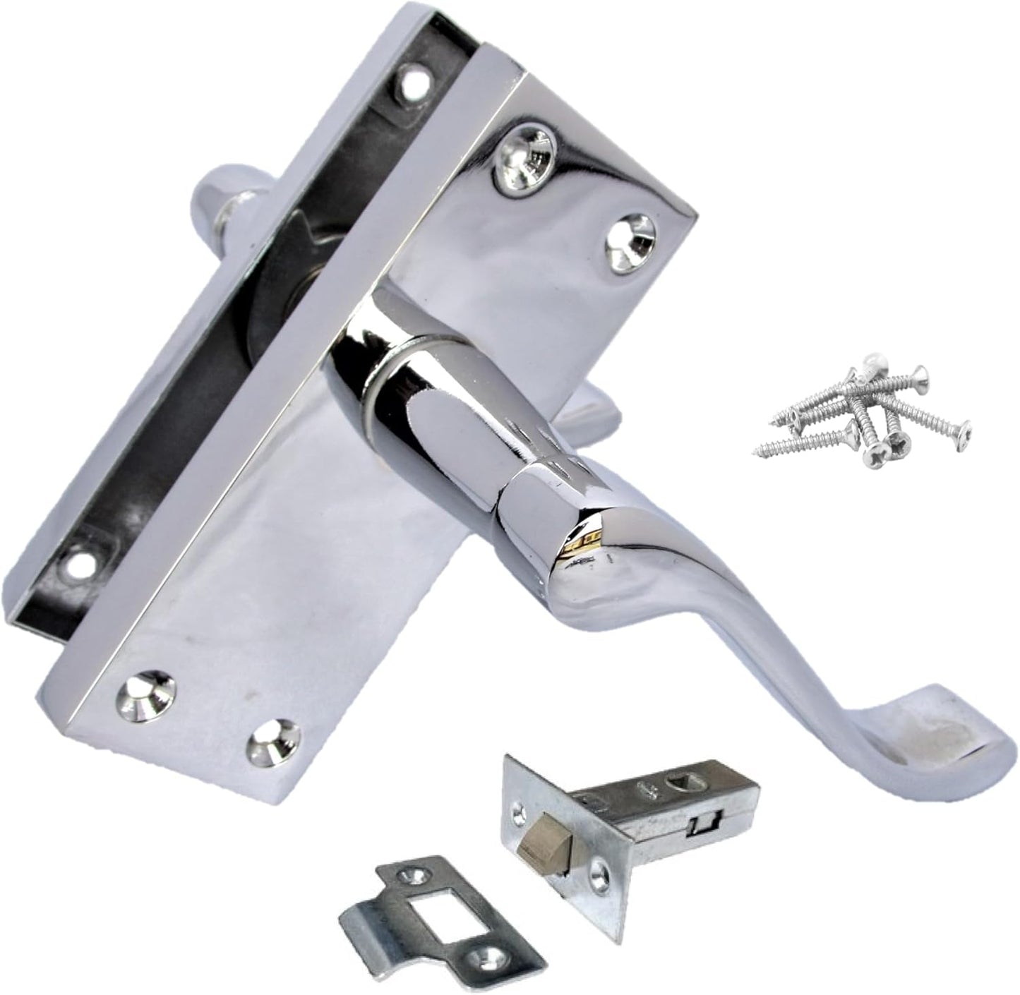 Victorian Silver Door Handles