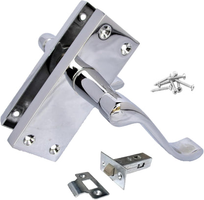 Victorian Silver Door Handles