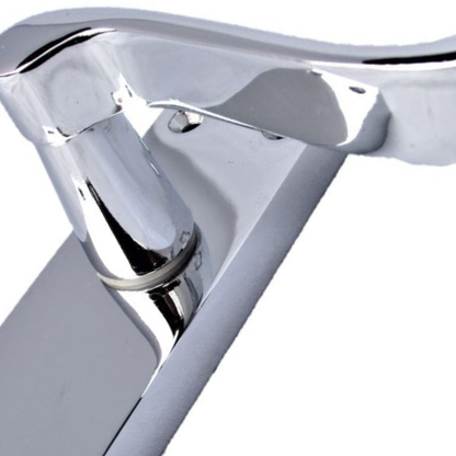 Victorian Scroll Chrome Door Handles - Set of 4 Stylish Chrome Door Handles