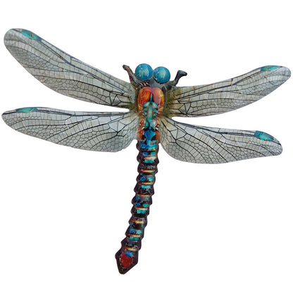 Large Metal Dragonfly - Blue