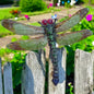 Large Metal Dragonfly - Green
