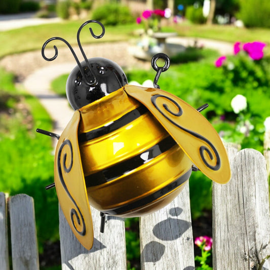 Large Metal Bumblebee Wall Art