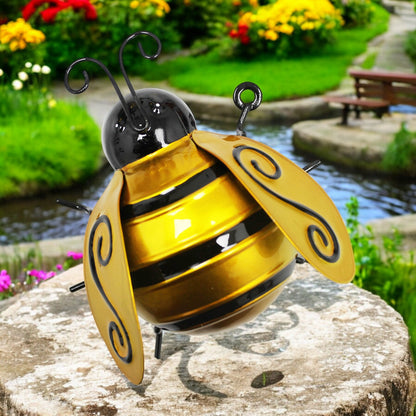 Large Metal Bumblebee Wall Art