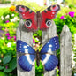 Small Metal 3D Butterfly Wall Art - Blue & Red (Mixed pack of 6)