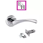 Chrome Victorian Twist Door Handles