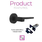 Modern Matt Black Door Handle