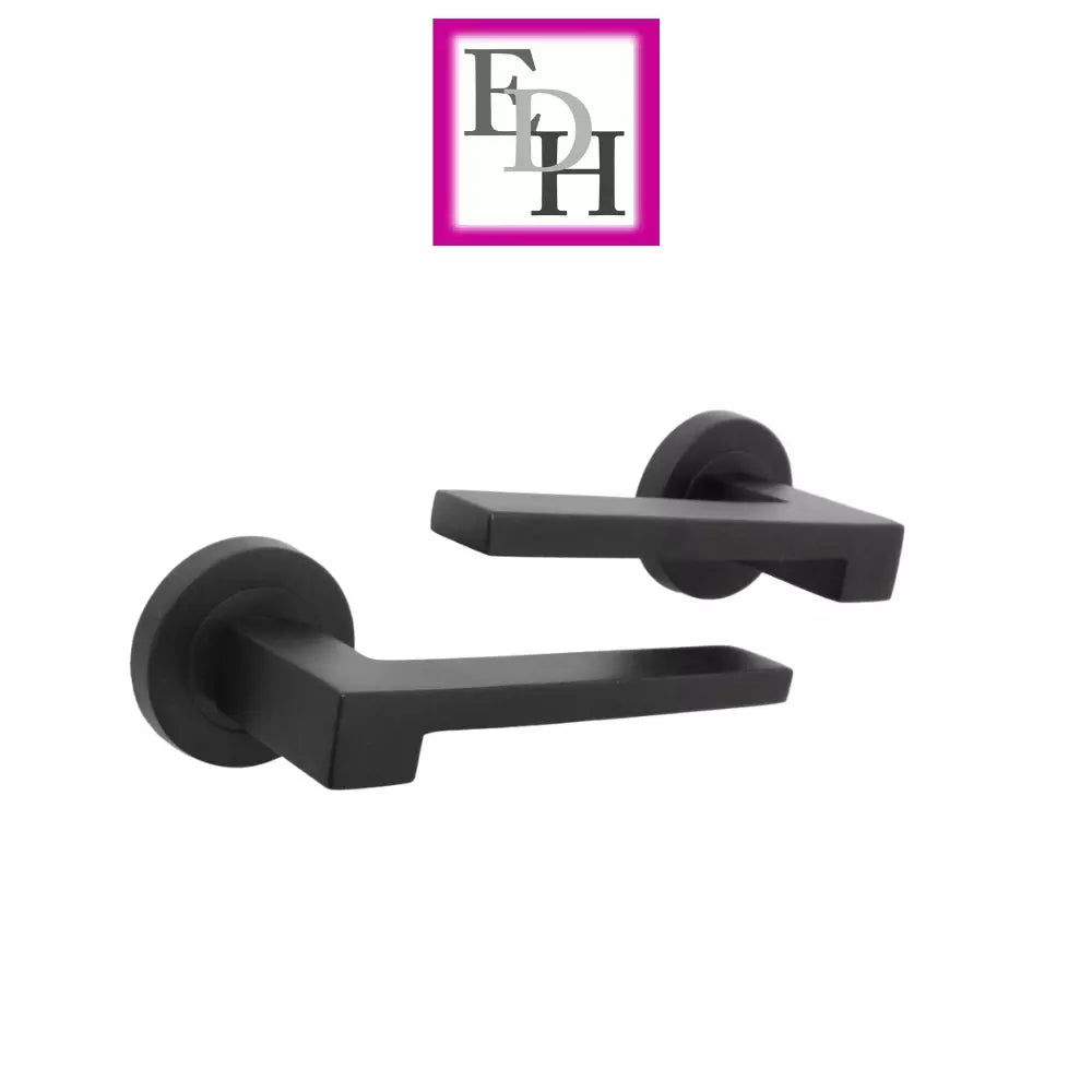 Modern Matt Black Door Handle