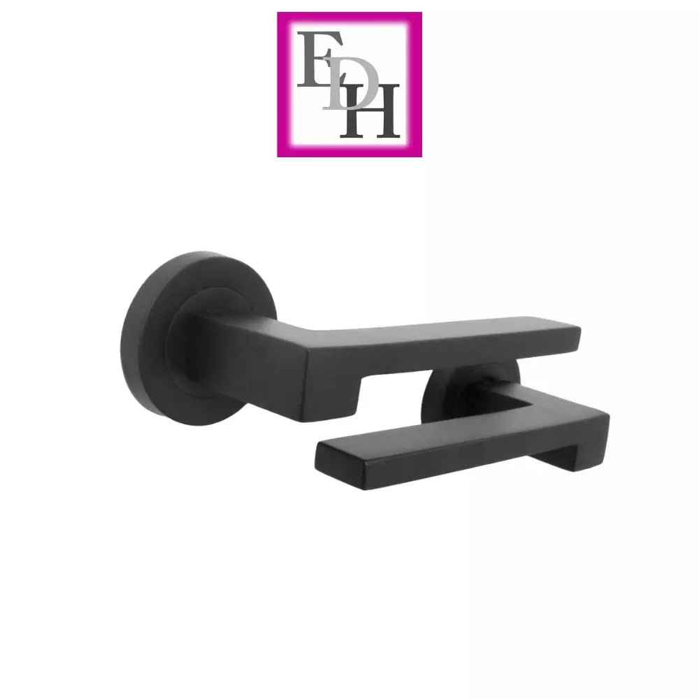 Modern Matt Black Door Handle