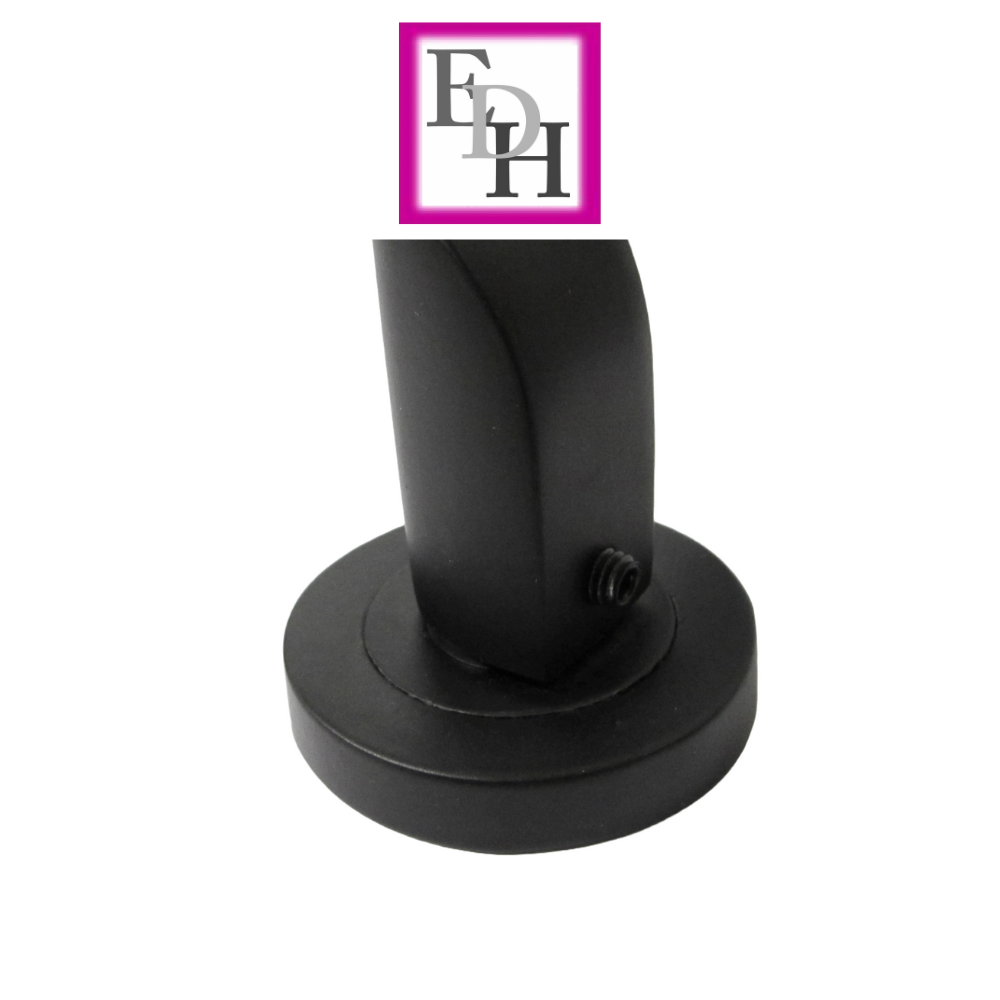 Modern Matt Black Door Handles Internal Uno-2 Lever Latch