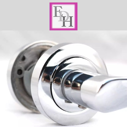 Chrome Victorian Twist Door Handles
