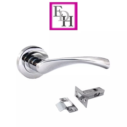 Chrome Victorian Twist Door Handles