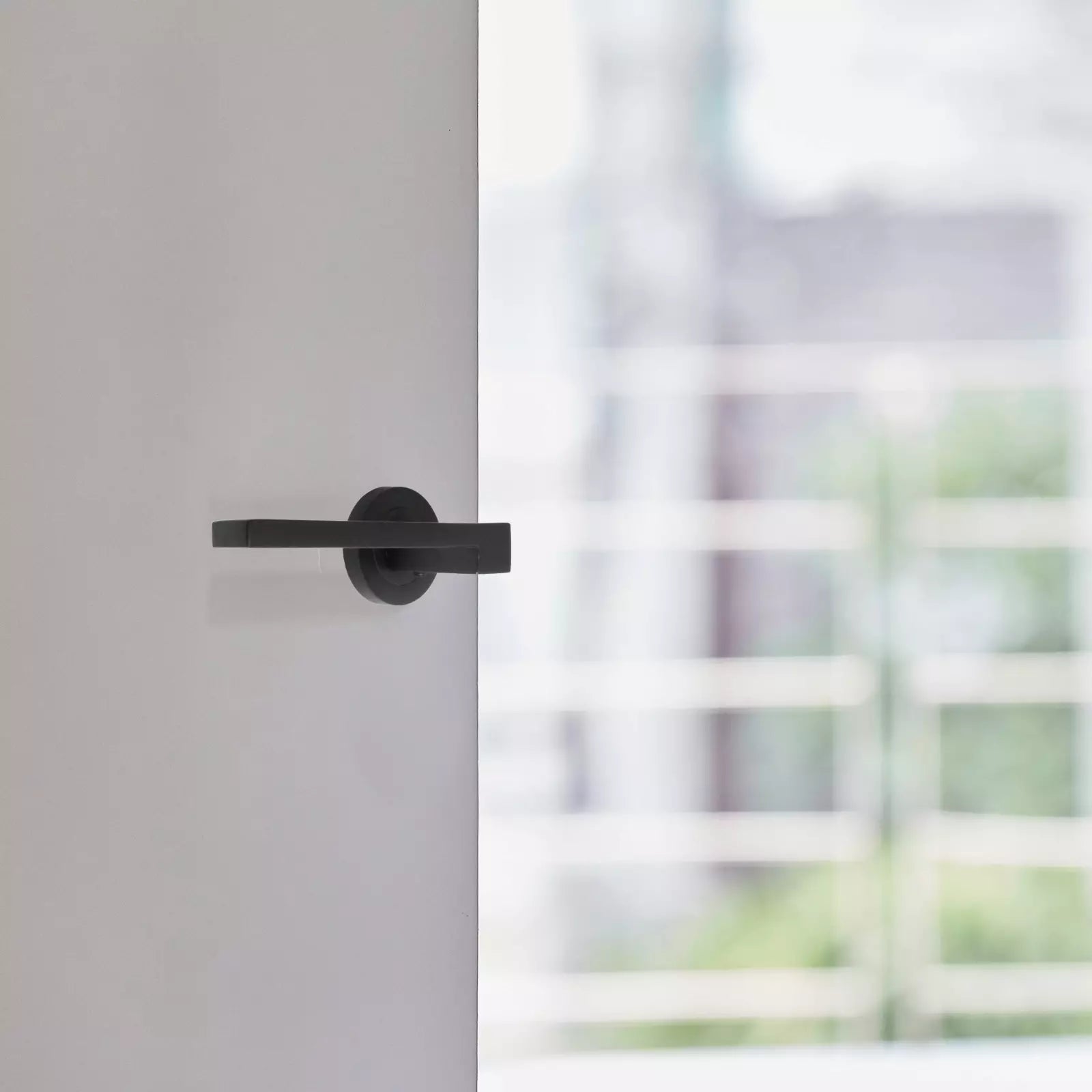 Modern Matt Black Door Handle