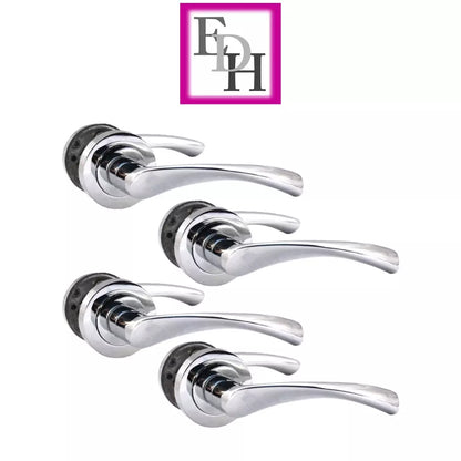 Chrome Victorian Twist Door Handles