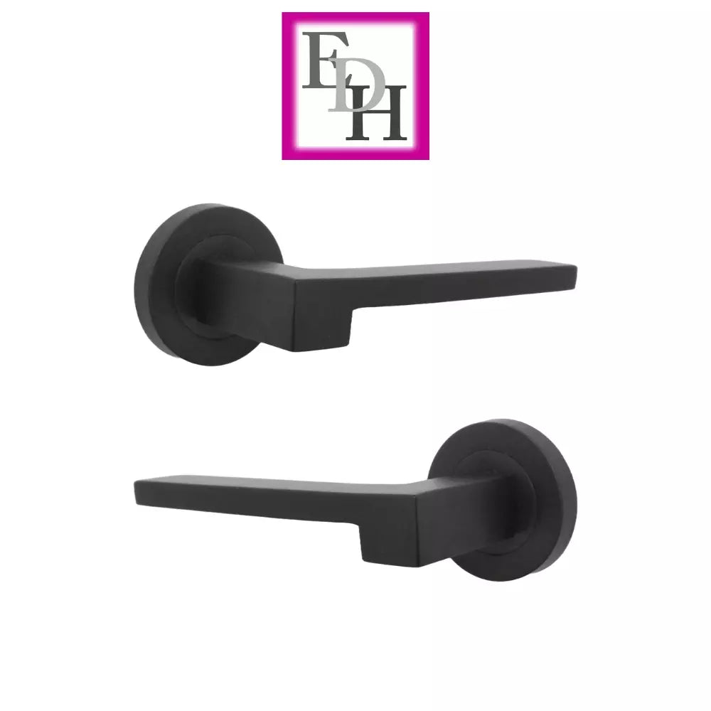 Modern Matt Black Door Handle