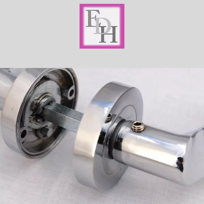 Chrome Victorian Twist Door Handles