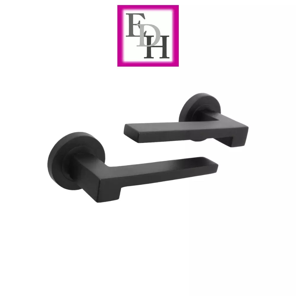 Modern Matt Black Door Handle