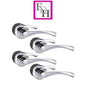 Chrome Victorian Twist Door Handles